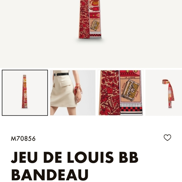 Louis Vuitton Jeu De Louis BB Bandeau - Picture 8 of 9